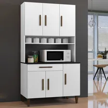 Armário De Cozinha 6 Portas 1 Gaveta Salvador Kaiki Móveis Foto  mini 1