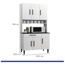 Armário De Cozinha 6 Portas 1 Gaveta Salvador Kaiki Móveis Foto mini 4