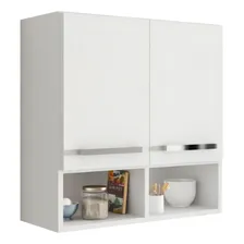 Armário De Cozinha Aéreo 2 Portas Branco Argelia Bela Casa Foto  mini 1