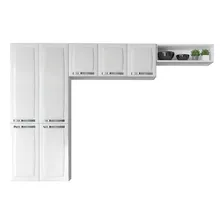 Armário De Cozinha Compacta Itatiaia De Aço 7 Portas Branco Foto  mini 1