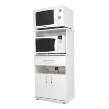 Armário De Cozinha Multiuso 2 Portas 1 Gaveta Asm151 Ji Foto mini 1