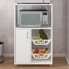 Armário De Cozinha Para Forno Pompeu Com Fruteira 1 Porta Foto mini 2