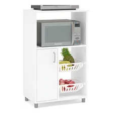 Armário De Cozinha Para Forno Pompeu Com Fruteira 1 Porta Foto mini 4