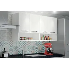 Armário Embutido Modulado Na Parede 4 Portas Branco Lindo Foto mini  2