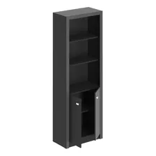 Arm谩rio Escrit贸rio Com 2 Portas Multim贸veis Cr25020 Preto Foto mini 4