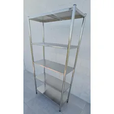Armario Estante Inox Organizador Multiuso 80x40x200 Foto mini 3