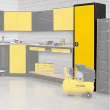 Armário Gaveteiro Para Ferramentas Misto Modular Vonder Cor Preto/amarelo Foto mini 4
