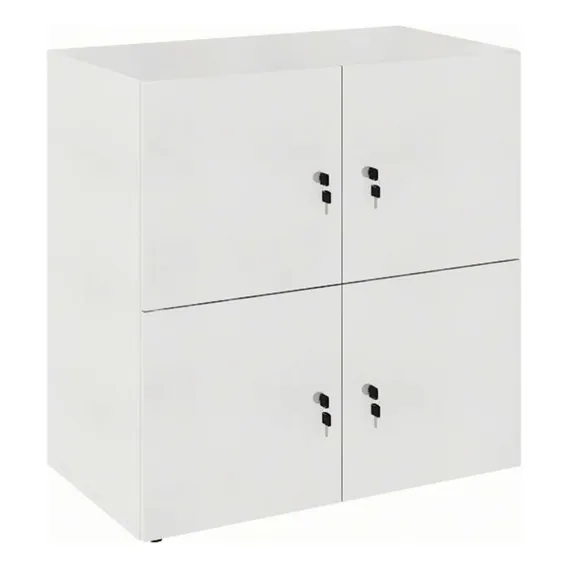 Armário Locker Duplo Module 4 Pt Cinza Foto 1