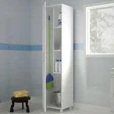 Armário Multiuso 1 Porta Bs 03 Branco - Brv Móveis Foto mini 2