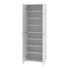 Armário Multiuso 2 Portas 7 Prateleiras Branco Am3108 Foto mini 3