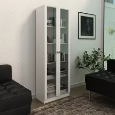 Armário Multiuso 2 Portas De Vidro 4 Prateleiras Jbwt Tecno Mobili ME4115 Foto mini 2
