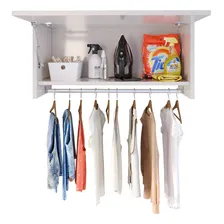 Arm谩rio Multiuso Delta Suspenso Banheiro Organizador M贸vel Branco Foto mini 3