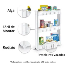 Armário Multiuso Lavanderia Armário Organizador Rodinhas Foto mini 4