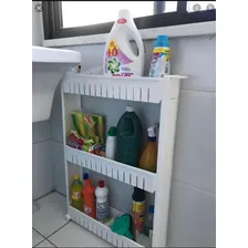 Armário Multiuso Lavanderia Armário Organizador Rodinhas Foto mini 2