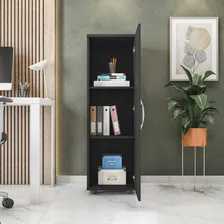 Armário Multiuso Organizador Multiuso 1 Porta Preto- Dullar Móveis Foto mini 3