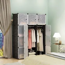 Armário Organizador Modular Preto Daikon BONSHMY342H Foto mini 2