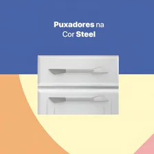 Armário Paneleiro Aço Telasul Topázio Branco Foto mini 3