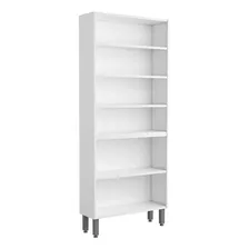 Armário Paneleiro Duplo Bertolini Com Vidro Em Aço 6 Portas Evidence Branco Foto mini 2