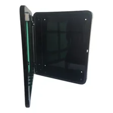 Armário para Banheiro Preto Com Espelho de Embutir ou Sobrepor Com Divisórias Foto mini 3