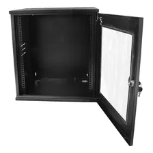 Armário Rack 12ux470mm P/ Servidor Parede 19'' Cftv Preto Foto mini 4