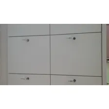 Armario Roupeiro Em Mdf Com 6 Portas Guarda Volume Cor Branco Foto mini 4