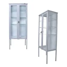 Armário Vitrine 2 Portas - Expositor Hospitalar Cor Branco Foto mini 2