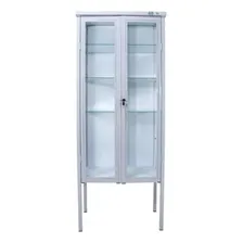 Armário Vitrine 2 Portas - Expositor Hospitalar Cor Branco Foto mini 1