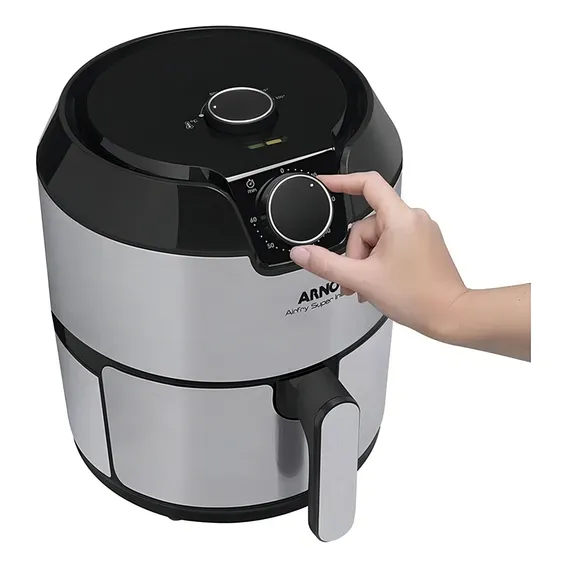 Arno Airfry Super Inox Cor Cinza 110V Foto 1