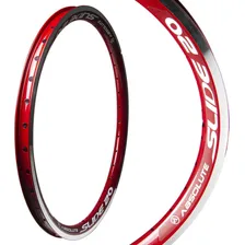 Aro 20 Aero Absolute Slide V-brake 36f D/ Bike Bmx Vermelho Foto mini  3