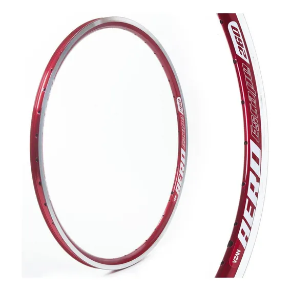 Aro 20 Bmx Folha Dupla Bicicleta Bmx Aero Vzan V-brake 36f Cor Vermelho Foto 1