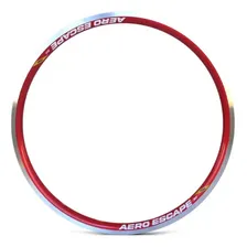 Aro 20 Bmx Folha Dupla Bicicleta Bmx Aero Vzan V-brake 36f Cor Vermelho Foto mini 3