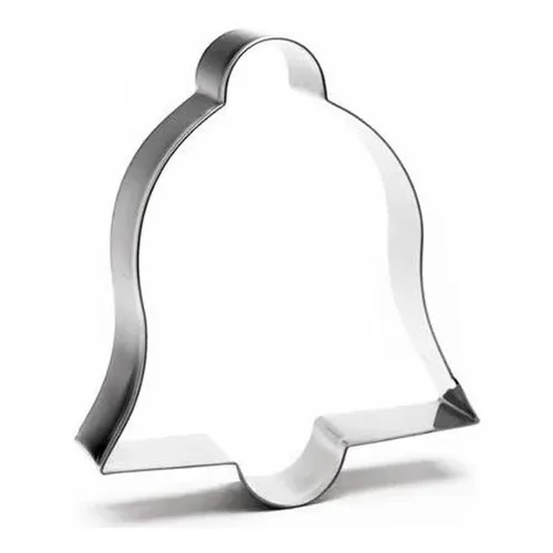 Aro Cortador Bolo Sino Natalino Grande Em Inox - 0081 Foto 1
