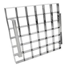 Aro Cortador De Brownie 36 Cavidades 5x5 Inox Cor Prateado Foto  mini 1