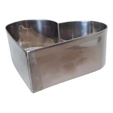 Aro Para Bolo Coração / Copas Aço Inox 20cm Foto mini 1