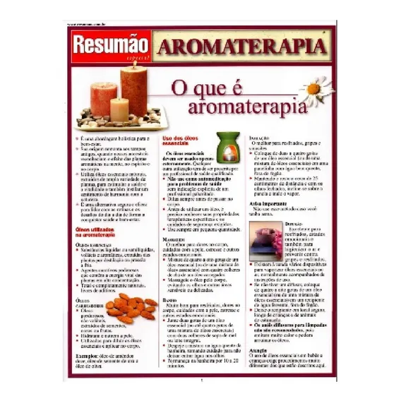 Aromaterapia - Resumão Foto 1