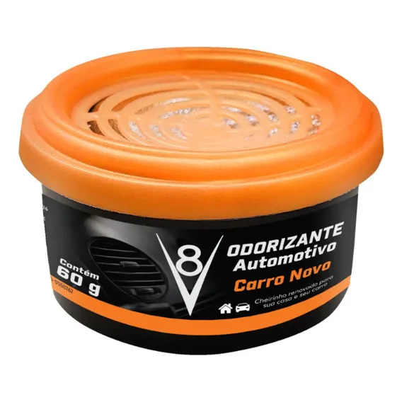 Aromatizante Cheirinho Automotivo Carro Pote 60ml V8 Foto 1