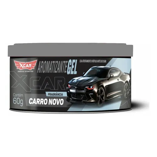 Aromatizante Gel Carro 60g Xcar Produtos Automotivos Foto 1