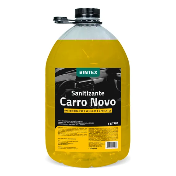Aromatizante Sanitizante Cheirinho Carro Novo Vonixx 5l Foto 1