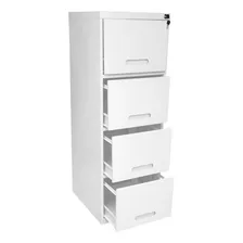 Arquivo De Aço 4 Gavetas Branco Home Office Foto mini 2