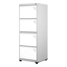 Arquivo De Aço Oficio 133x47x57 4 Gavetas Branco Pandin Foto mini 1