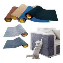 Arranhador Gatos Adesivo Protetor Sofá 50cmx2m Marrom Foto  mini 1
