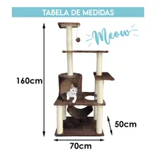Arranhador Para Gato Brinquedo Harem Gigante Cor Cinza Foto mini  3