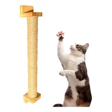 Arranhador Parede Gatos Vertical Sisal Poste Brinquedo Pet Foto mini 4