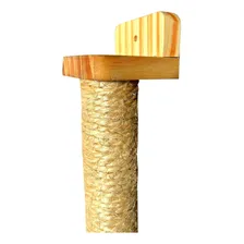 Arranhador Parede Gatos Vertical Sisal Poste Brinquedo Pet Foto mini  2