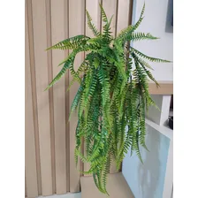 Arranjo Artificial Pendente Folhagem Planta Caída + Vaso Foto mini 2