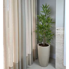 Arranjo Bamboo Rtificial Toque Real Com Vaso Coluna 1,60cm Foto mini  2