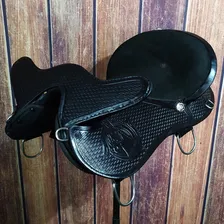 Arreio De Sela Cutuco Cela Cavalo Mula Somente O Casco Cor Preto Foto mini  2