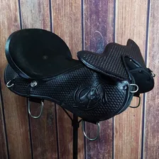 Arreio De Sela Cutuco Cela Cavalo Mula Somente O Casco Cor Preto Foto mini 4