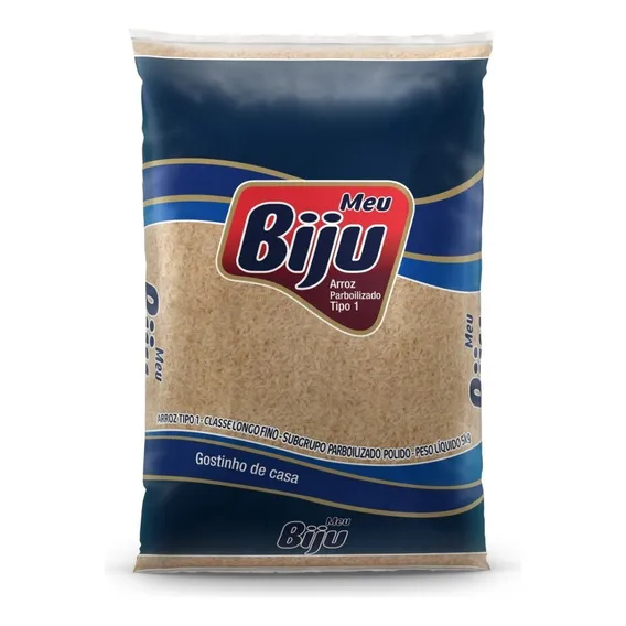 Arroz Branco Parboilizado 5kg Biju Foto 1