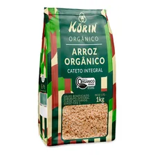 Arroz Cateto Integral Orgânico Korin 1kg Foto  mini 1